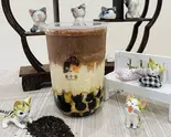 ブランクタピオカココアミルク L Black Tapioca Cocoa Milk (Large)（茶千歳杉田店）