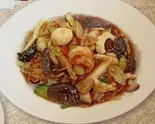 五目あんかけ焼きそば(萬福菜館)