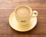 ホットカフェラテ（Beans ＆ Beans ぽえむ）