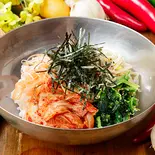 焼肉屋さんの特製ビビンバ（本気のハラミ丼＆カルビ丼 焼肉じゅじゅ庵 京橋店）