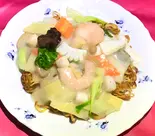 海鮮炒麺(中華料理 万里)