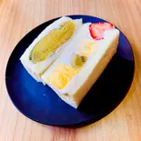 MIXフルーツサンド&熟成焼き芋サンド(Morning Fellow神楽坂)