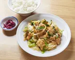 牛ホルモン炒め定食 Beaf offal Stir-Fry Set Meal(小次郎池袋店)