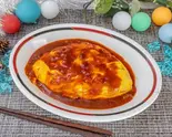 オムライス(トマトソース)（オムライス・オムカレー・カレーの『Minizzuderi』鶴橋店）