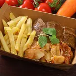 ビーフポテトボックス beef kebab potato box（SARAY KEBAB）