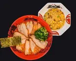 チャーシューHOTらーめん＆チャーハンセット Cha-shu Spicy Ramen ＆ Fried Rice Set（ラー麺ずんどう屋 尼崎店）