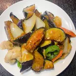 豚肉となす炒め(中華 芳園)
