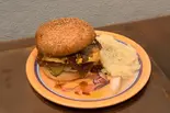 【自家製】BBQチーズバーガー / BBQ CHEESEBURGER（7DAYWEEKEND）