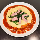 ポパイオムレツあんかけスパ（名古屋名物あんかけスパあんかけ亭）