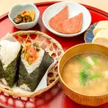 日替わりランチ弁当（おむすび家ちゅーりっぷ）
