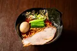 半熟味玉入り辛いラーメン(宮元製麺)