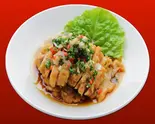 鶏唐揚げの特製ソース掛け(梅蘭上野の森さくらテラス店)