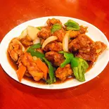 揚げ豚肉とピマン炒め（美香苑 (ビコウエン)）