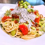 シラスとねぎのペペロンチーノ（洋食酒場G10）