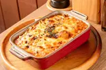 たらこと色々きのこのクリームの焼きチーズリゾット（Risotteria.GAKU bis）