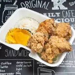 コンビ弁当4個(モモ2個+ムネ2個)入（からあげ専門店 鶏笑 八戸ノ里店）