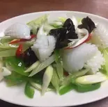 セロリとイカのあっさり和え（馮記 西安刀削麺酒楼）