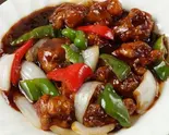 黒酢豚 Black Vinegar Sweet and Sour Pork（中崋苑）