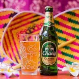 【アルコール】【タイビール当店2番人気】チャーンビール320ml(瓶)Chang Beer 320ml Bottle（タイ政府公認 タイ料理 アロイチンチン Thai Style Restaurant Bar Aroi Chin Chin）