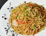 ベジタブルチャウミン Vegetable Chow Mein（インドレストラン ひまわり）