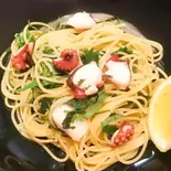 タコと大葉のペペロンチーノ（SALON AKARI）