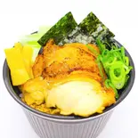 並盛り 鶏めし 特製醤油だれ 鶏そばスープ付（鶏そば かぐら屋 上野御徒町店）