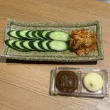 さっぱりきゅうりとキムチ(鉄板焼肉けんた)