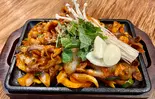 チュクミ炒め 쭈꾸미볶음 Stir-fried webfoot octopus(チャンガ)