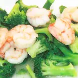 エビとブロッコリー炒め（台湾料理興福順 座間店）