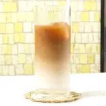 アイスカフェオレ（カフェド 越後屋）
