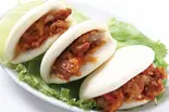 角煮の蒸しパン包み(3個)（西安料理 張家 恵比寿店）