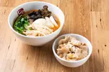 スープ春雨ベジタブル+豚しゃぶご飯(七宝麻辣湯 浜松町店)