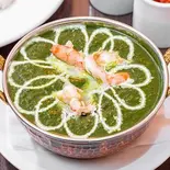 ほうれん草エビカレー Spinach Shrimp Curry(AGRIM 港区弁天町店)