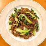 上海風野菜焼きそば(醤油味)(李家風餃子房)