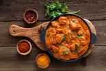 セーフのスペシャルバターチキンカレー  Chef’s Special Butter Chicken Curry（ネパールインド料理サラソティ Nepali Indian Restaurant Saraswati）