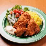 チキンフィンガーライスプレート（ペリペリチキン＆チキンバーガー ファイヤーチキン 菊川店 Fire Chicken）