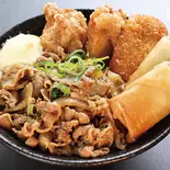 しょうが焼き丼 500 (唐揚2+コロッケ1+春巻1) ≪1766≫（デリズ京急鶴見店）
