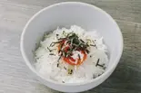 明太じゃこ飯Spicy Cod Roe ＆ Whitebait Rice Bowl（らぁ麺もう利 半蔵門店）