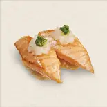 とろサーモン醤油炙り（回転寿司みさき イオン港南台店）