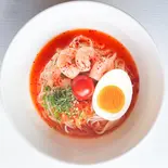 無添加ビビン冷麺(海老と自家製キムチ)（冷麺とチヂミの店 면면(ミョンミョン)）