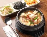 味噌チゲ(ご飯,おかず3品付き)（新大久保韓国横丁 第一食堂）