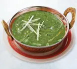 ほうれん草マトンカレー Spinach and mutton curry（MOTI MAHAL）