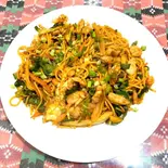 チキンチョウメン Chicken Chowmin（インドレストランカナ・カジャ御徒町 KHANA KHAZA）