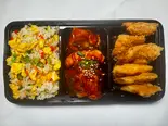 韓国満腹定食3種セット 玉子野菜チャーハン+韓国式サバ煮+韓国式とんかつ（Welcome Ikemen）