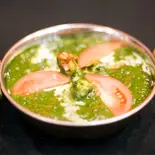 ほうれん草プラウン Sag Prawn（Indo Asian tajmahal Restaurant）