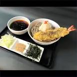 辛味おろしエビ天もりそば（なぜ蕎麦にラー油を入れるのか。 西武新宿店）