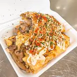 辛味マキシマムザオムホルモン(チーズ入り)(鳴尾の穴場 もったりアサイーボウル たこ松 鳴尾駅前店)