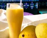 自家製マンゴーラッシー Homemade Mango Lassi 200ml（ムガル ハラールインド料理レストラン）
