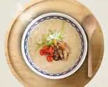 史上一番ポカポカになる粥「薬膳麻油鶏粥」(マーヨージー)(国産米100%使用)（3米3下北沢店-お粥と点心専門店）