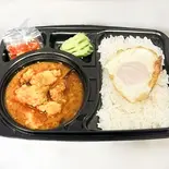 ゲーンクアグラドゥーク オーンプリックゲーンターイ+ご飯+目玉焼き แกงคั่วกระดูกอ่อนพริกแกงใต้+ข้าวสวย+ไข่ดาว(PINTO)